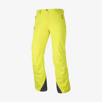 Salomon THE BRILLIANT Women's Ski Pants Green | AU-L2390