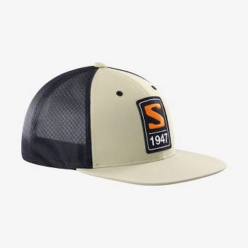 Salomon TRUCKER Men's Hats Beige | AU-N1736