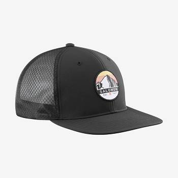 Salomon TRUCKER Men's Hats Black | AU-wO2295