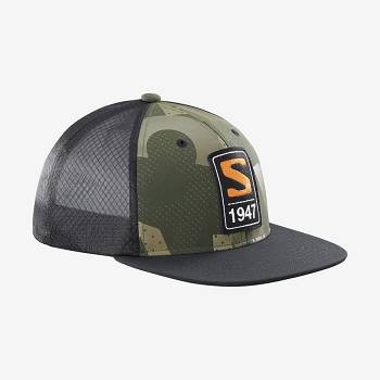 Salomon TRUCKER Men's Hats Green | AU-L2208