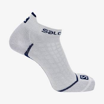 Salomon ULTRA LOW Men's Socks White | AU-O1868