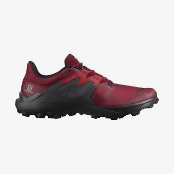 Salomon WILDCROSS 2 Men's Trail Running Shoes Black / Red | AU-M2406