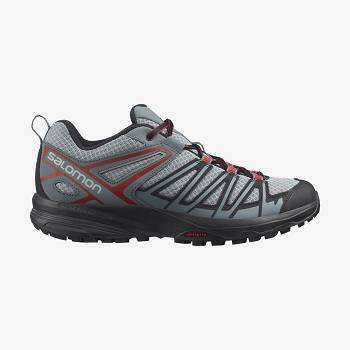 Salomon X CREST Men's Hiking Shoes Black / Turquoise | AU-M2014