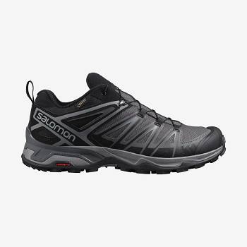 Salomon X ULTRA 3 GORE-TEX Men's Hiking Shoes Grey | AU-L1613