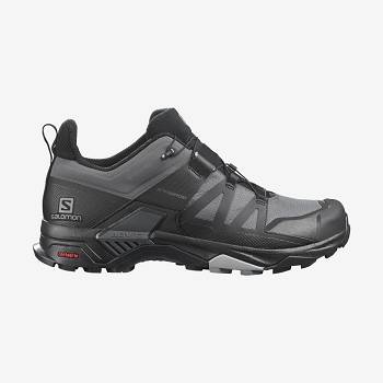 Salomon X ULTRA 4 GORE-TEX Men's Hiking Shoes Grey / Black | AU-O1469