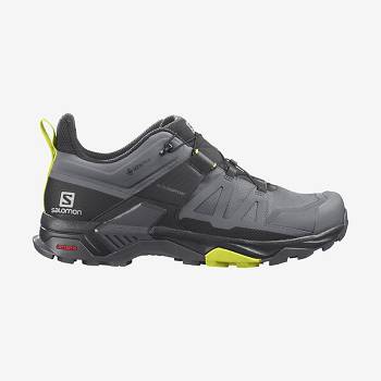 Salomon X ULTRA 4 GORE-TEX Men's Waterproof Shoes Silver | AU-N2310