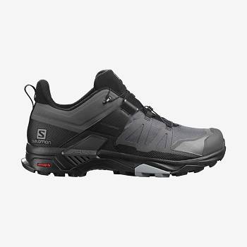 Salomon X ULTRA 4 GORE-TEX Men's Waterproof Shoes Grey | AU-O2148