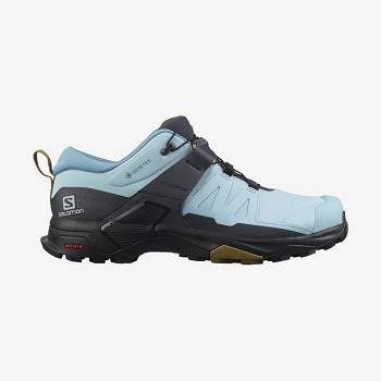 Salomon X ULTRA 4 GORE-TEX Women's Waterproof Shoes Black / Blue | AU-N1211