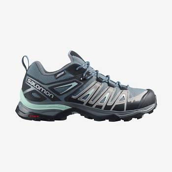 Salomon X ULTRA PIONEER CLIMASALOMON™ WATERPROOF Women's Hiking Shoes Green | AU-N1309