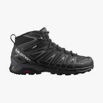 Salomon X ULTRA PIONEER MID CLIMASALOMON™ Men's Waterproof Shoes Grey / Black | AU-L1739